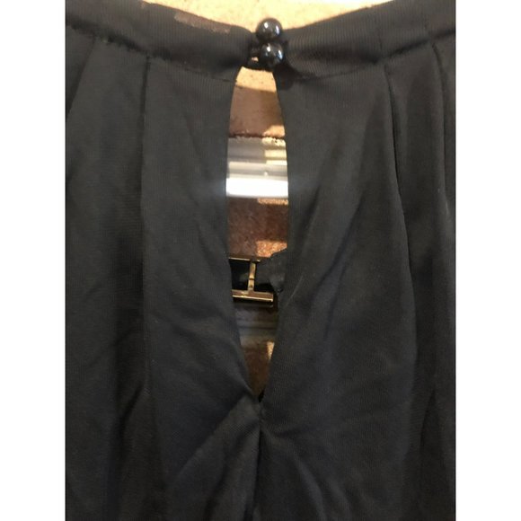 Sleeveless Sz 14 80's Vibe Dress Blouse/Skirt Illusion Loose flow top, form Fit - Picture 6 of 10